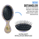 Wet Brush Squirt Detangler Hair Brushes - Lagoon, Geo - Mini Detangling Brush with Ultra-Soft IntelliFlex Bristles Glide Through Tangles with Ease - Pain-Free Comb for All Hair Types Wet Brush