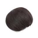 Hairro Clip in Full Bangs Extensions 100% Human Hair for Women One Piece Clip on Natural Black Hair Bangs Choppy Cutting Thick Fringe Hairpieces