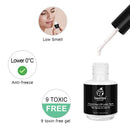 Beetles Latex Liquid Nail Simple Peel off Cuticle Guard for Nail Art Liquid Latex Barrier Protector 15ml White beetles Gel Polish