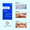 Zimba All-in-One Teeth Whitening Kit - 14 Delicious Mint Treatments (28 Strips), 1 Minty Teeth Whitening Powder, 1 Cool Blue Desensitizing Pen & 1 Bamboo Toothbrush | Non-GMO, Gluten-Free, Soy-Free Zimba