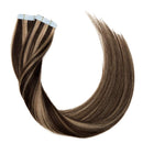 80g/pack Remy Tape in Hair Extensions Human Hair 12 Inch 40pcs Highlight
