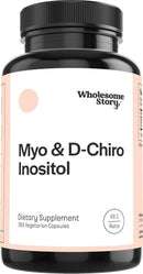 Wholesome Story Myo-Inositol & D-Chiro Inositol Supplement for Women | Fertility Supplements for Hormonal Balance & Ovarian Health Support | Myoinositol | Ideal 40:1 Ratio | 30 Servings Infinity Warehouse