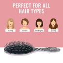 Wet Brush Original Detangler Brush - Squiggle, Hipster - All Hair Types - Ultra-Soft Bristles Glide Through Tangles with Ease - Pain-Free Comb for Men, Women, Boys & Girls Wet Brush