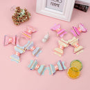 10PCS Glitter Hair Clips Bows Combine With Ballet Shoes Alligator Clips For Girls Toddlers Kids Gift volepet