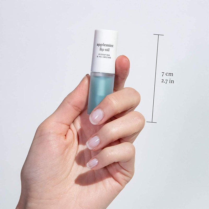 Nooni Korean Lip Oil - Applemint | Moisturizing, Hydrating, and Plumping, for Dry Lips with Mint Extract, 0.12 Fl Oz NOONI