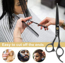 SLY Professional Hair Cutting Scissors 6 inch Hair Cutting Shears 100% Stainless Steel Rust Resistant Hairdressing Scissors for Salon, Barber, Hairdresser, Women, Men, Adults, Kids SLY