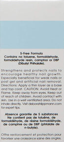 Deborah Lippmann Hard Rock | Hydrating Base and Top Coat | Promotes Healthy Growth for Soft, Brittle Nails | Diamond Powder Strengthens and Protects deborah lippmann