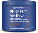 BodyHealth PerfectAmino Powder - BCAA and EAA Powder for Pre and Post Workout - Amino Acid Energy Drink for Men and Women to Support Lean Muscle and Recovery - Strawberry - 30 Servings Infinity Warehouse