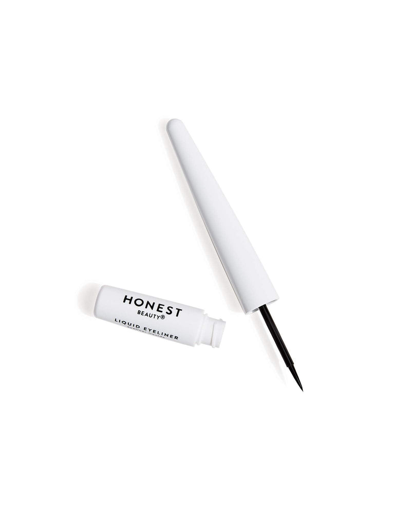 Honest Beauty Liquid Eyeliner Vegan Smudge Flake Transfer Proof Carbon Free Silicone Free Cruelty Free Ophthalmologist Tested 0.058 fl. oz, Black, 0.06 Fl Oz Honest Beauty