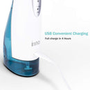 Water Flosser - Initio 300ML Water Dental Flosser Cordless for Teeth Cordless Dental Oral Irrigator with 3 Modes, 6 Tips, IPX7 Waterproof, Rechargeable Waterproof Teeth Cleaner for Home and Travel Initio
