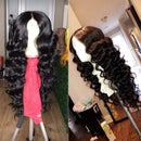 QTHAIR 14A Lace Front Wigs for Black Women Human Hair Lace Frontal Wigs with Baby Hair 100% Unprocessed Brazilian Loose Deep Wave Hair Wigs 14" 150% Density Natural Color Pre Plucked Natural Hairline QTHAIR