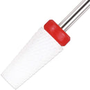 PANA Tapered Ceramic Nail Carbide Bit - Two Way Rotate use for Both Left and Right Handed - Fast remove Acrylic or Hard Gel - 3/32" Shank - Manicure, Nail Art, Drill Machine (Fine - F, Ceramic) PANA