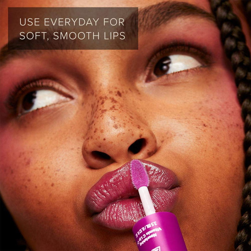 I Dew Care Lip Oil Gloss - Glow Easy | Tinted Moisturizing Jojoba Seed Oil with Vitamin C, 0.12 Fl Oz I DEW CARE