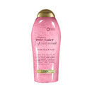 OGX Pink sea salt & rosewater gentle soothing body scrub, 19.5 Ounce, 1.0 Count OGX
