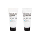 MARLOWE. No. 123 Men's Facial Moisturizer and No. 122 Men's Facial Scrub Skincare Pack | Exfoliating Face Wash and Lightweight Daily Face Cream | Suitable for Dry and Oily Skin | Natural Ingredients MARLOWE. M BLEND