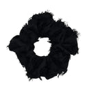 Kitsch Brunch Scrunchie - Frayed Black Kitsch