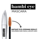 L'Oreal Paris Bambi Eye Washable Mascara, Doe Eyes, Lasting Volume, Length & Lift, Definition, No Clumping, No Smudging, Washable Blackest Black , 0.28 Fl. Oz., 1Count L'Oreal Paris Store