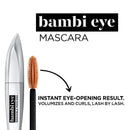 L'Oreal Paris Bambi Eye Washable Mascara, Doe Eyes, Lasting Volume, Length & Lift, Definition, No Clumping, No Smudging, Blackest Black, 0.28 Fl. Oz., 1Count L'Oreal Paris
