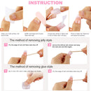 French Acrylic Nails - KASI 24pcs NAILS Salon French Short False Nails Press On Full Cover Nails with Simple Case KASI