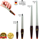 Camila Solingen CS19 8" Large Professional Sapphire Metal Nail File Pointed for Fingernail and Toenail Care. Double Sided Coarse Fine for Manicure/Pedicure. Made of Stainless Steel, Solingen Germany Camila Solingen