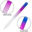 3 Pack Glass Nail File, EAONE Nail Files for Natural Nails, Fingernail files with Case, Double Sided Etched Filing Surface Finger Nail Files, Professional Manicure Nail Care Tool for Women and Girls EAONE