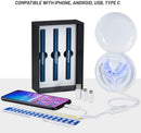 Smilestra Teeth Whitening Kit with LED Light, Non-Sensitive Teeth Whitener with 3 Tooth Whitening Gel Pens, 35% Carbamide Peroxide, Teeth Whitening Products Made in USA with Case. Smilestra