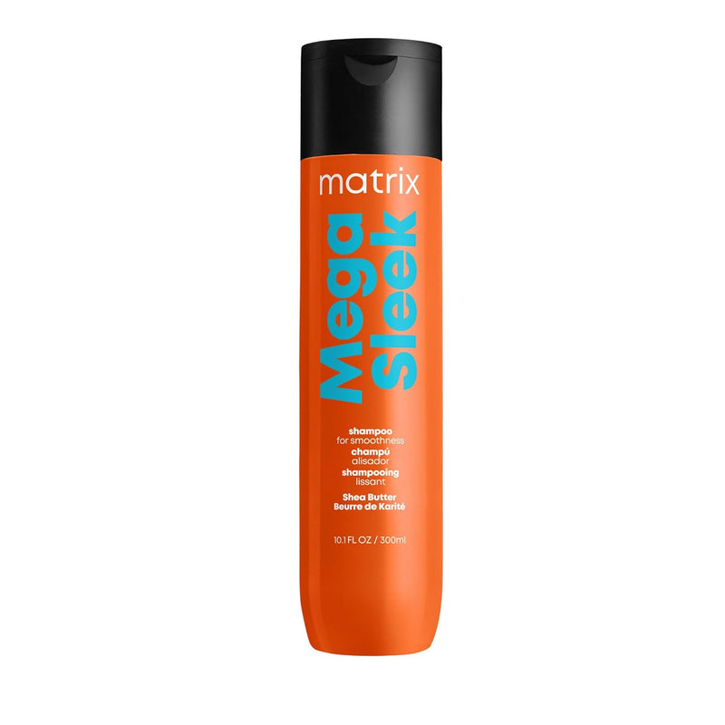 Matrix Mega Sleek Shampoo | Smoothing, Anti-Frizz, Detangling | For Dry, Damaged & Frizzy Hair | Salon Professional Shampoo | With Shea Butter | Vegan Infinity Warehouse