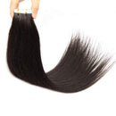 40 Pieces 100g Tape in Human Hair Extensions Rooted Dark Brown 20 inch Skin Weft Tape on Long Straight Remy Hair Seamless Invisible Double Sided for Women