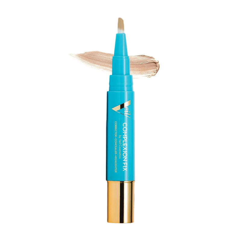 Veil Cosmetics - Complexion Fix Concealer - Liquid Concealer for Under Eye + Dark Circles - Highlight, Contour, Correct - Anti-Aging - Vegan Makeup Pen - Hydrating Lightweight (2N Light Neutral) Infinity Warehouse