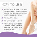 Satin Smooth Satin Cleanser Skin Preparation Cleanser 4 oz x 2 packs SATIN SMOOTH Store