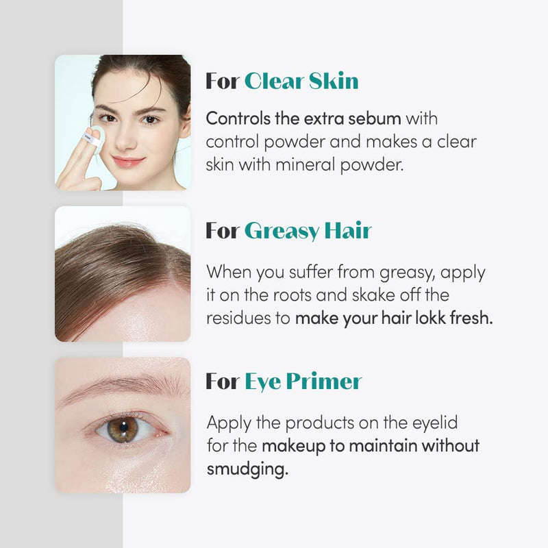 ETUDE Zero Sebum Loose Powder for Face | Lightweight Oil Control No Sebum Loose Face Powder with 80% Mineral | Long Lasting for Setting or Foundation Makes Skin Downy Infinity Warehouse