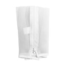 Betty Dain Makeup Protector Hood, Protects Hair and Make Up While Getting Dressed, Nylon Chiffon, Light and Airy, Triple Protection, Zipper closure, Machine Washable, White Betty Dain