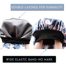 Sent Hair Extra Long Satin Bonnet Sleep Cap for Women Double Layer Silky Hair Bonnet for Braids,Curly,Long Hair- Soft Elastic Band,Blue Floral sent hair Store