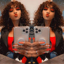 Human Hair Wigs with Bangs for Black Women 150% Density Brazilian Water Wave None Lace Front Wigs with Bangs Glueless Machine Made Wigs with Bangs Natural Black YISEA Store