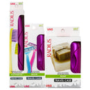 RADIUS Toothbrush Portable Travel Case Kit Standard Toothbrush Soap Razor Case Storage Box for Travel BPA Free 3 Count - Amethyst Purple RADIUS