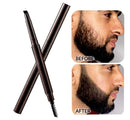 Vonadale Beard Pencil Filler for Men, Beard Filling Pen Kit - WaterProof, Long Lasting Coverage & Natural Finish - Beard, Moustache & Eyebrows - Beard Dye for Men (Dark Brown) Vonadale