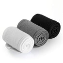 3 Pack Makeup Headband, Denfany Ultra Soft Adjustable Spa Facial Headbands Terry Cloth Stretch Make Up Wrap for Face Washing, Shower, Facial Mask, Yoga (Black + White + Gray) Denfany