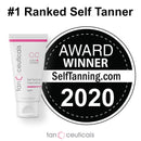 Tanceuticals Facial Self Tanner - CC Self Tanning Lotion for Face Gives Natural, Long Lasting Sunless Tan - Fresh Coconut Scent - Won’t Clog Pores or Cause Acne - Easy to Apply - Dark Shade 1.7 oz Tanceuticals