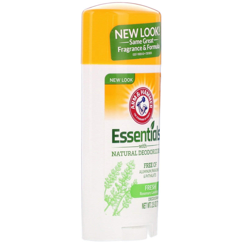 ARM & HAMMER Essentials Natural Deodorant Fresh 2.50 oz (Pack of 10) Arm & Hammer