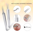 DUcare Pimple Popper Tool Kit - 9 Pcs Blackhead Remove Tools Comedone Extractor Acne Removal Kit Easy Removal of Pimples, Blackheads, Zit Removing, Forehead,Facial and Nose DUcare