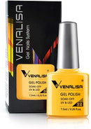 VENALISA Gel Nail Polish-Pure White Color Soak Off UV LED Nail Gel Polish Nail Art Starter Manicure Salon DIY at Home V VENALISA Store