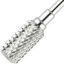 PANA Professional Pana Large Dome Top Barrel Carbide Bit 3/32" Shank Size (Extra Coarse, Silver) PANA