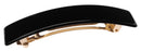 France Luxe Classic Rectangle Hair Barrette, Black - Classic French Design for Everyday Wear France Luxe Store