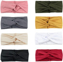 DRESHOW 8 Pack Headbands for Women Yoga Hairbands Vintage Criss Cross Knot Head Wrap DRESHOW