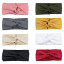 DRESHOW 8 Pack Headbands for Women Yoga Hairbands Vintage Criss Cross Knot Head Wrap DRESHOW