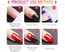 VENALISA 15ml Gel Nail Polish, Lively Orange Color Soak Off UV LED Nail Gel Polish Nail Art Starter Manicure Salon DIY at Home, 0.53 OZ V VENALISA Store