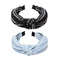 Ebow Yoga Sport Hairband Wide Headbands Knot Turban Headband Hair Band Elastic Hair Accessories for Women and Girls 2 Pcs Set (1Black,1Skyblue) Ebow