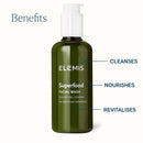 ELEMIS Superfood Facial Wash | Revitalizing Daily Prebiotic Gel Wash Gently Cleanses, Nourishes, and Balances Skin for a Fresh, Glowing Complexion, 6.7 Fl Oz (Pack of 1) ELEMIS