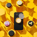 PopSockets PopGrip Lips: BurtÕs Bees Lip Balm Phone Grip and Phone Stand, Collapsible, Swappable Top, Marble Honeycomb PopSockets