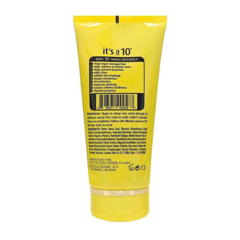 It's a 10 Haircare Five Minute Hair Repair for Blondes, 5 fl. oz. (Pack of 4) It's a 10 Haircare
